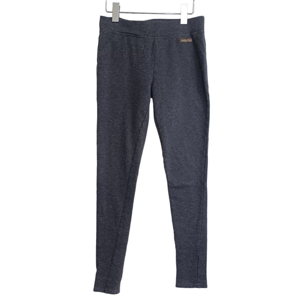 Matilda Jane Leggings Gray with a Hint of Silver Sparkle Work Yoga Size Small